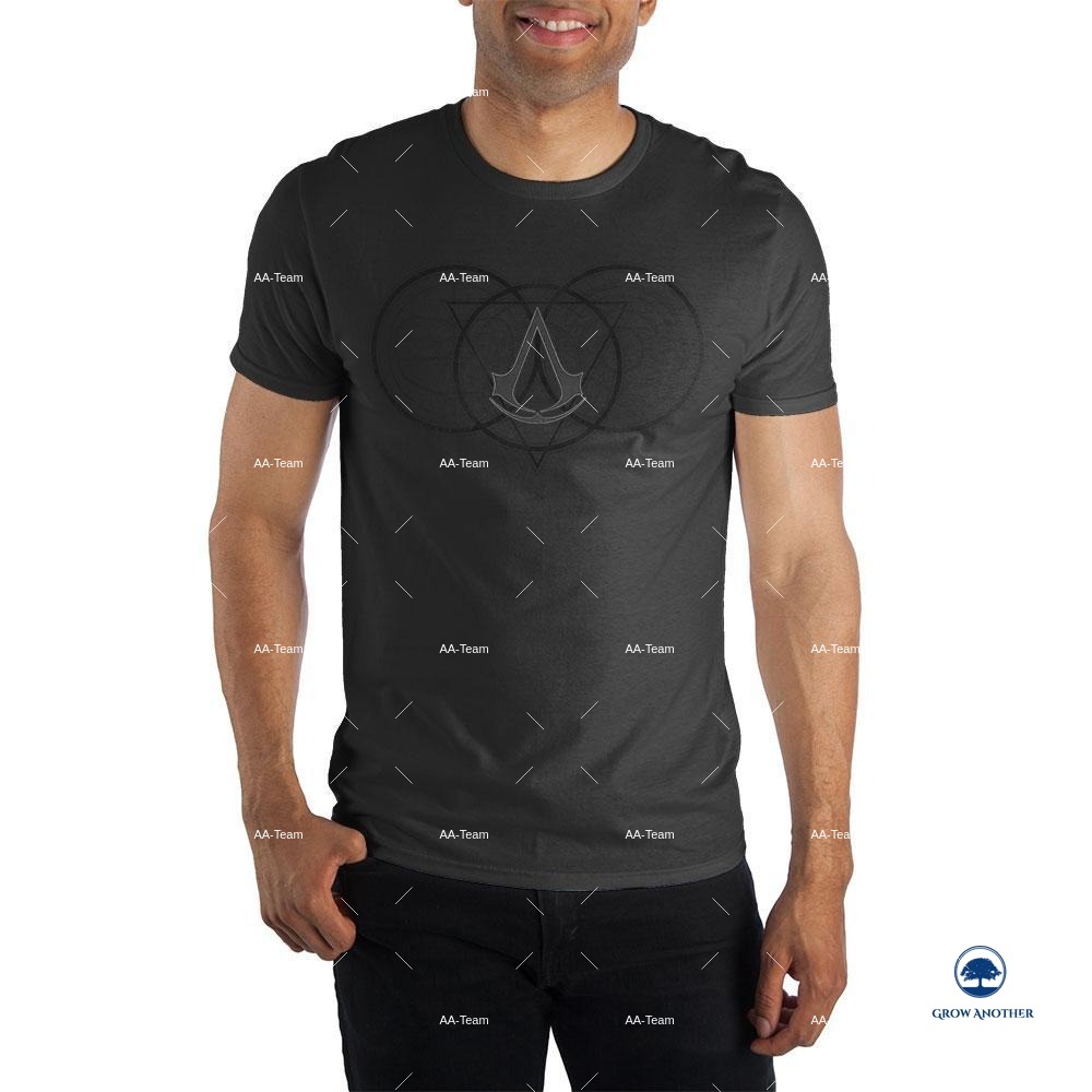 Murderer's Creed Borromean Triangle Image T-Shirt Tee Shirt for Males